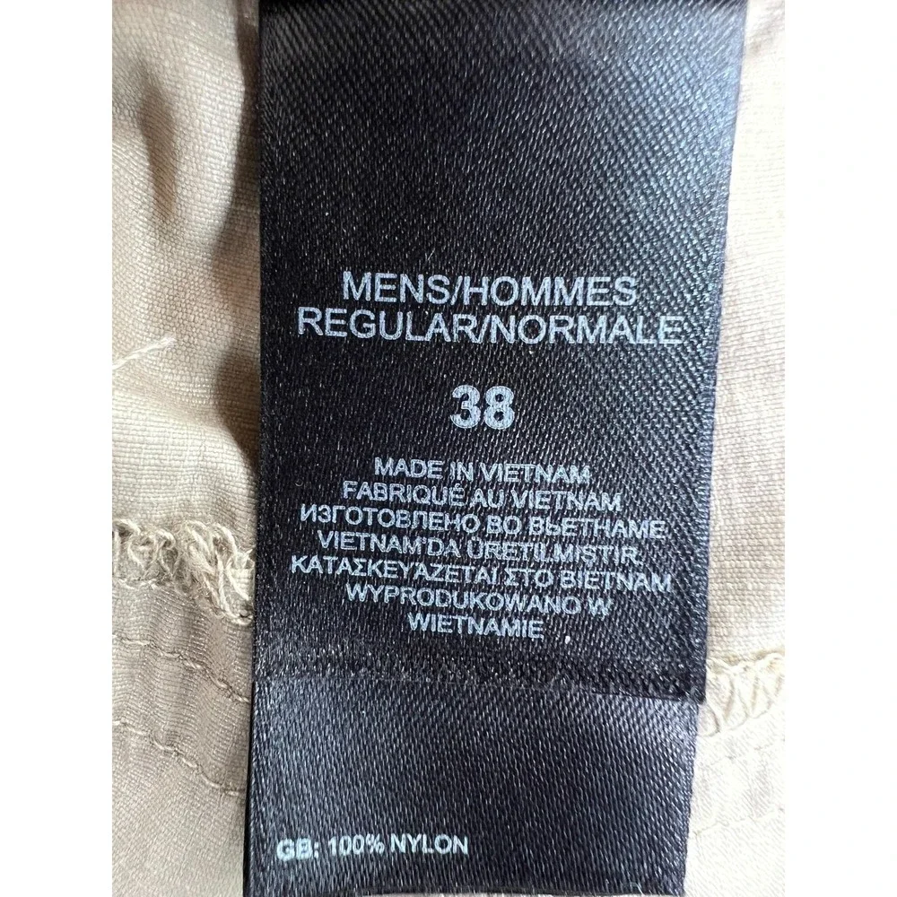 THE NORTH FACE Cargo Convertible Pants Mens 38x32 Tan‎ Soft Nylon Hiking Outdoor